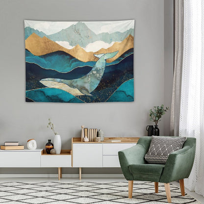 Blue Whale Tapestry