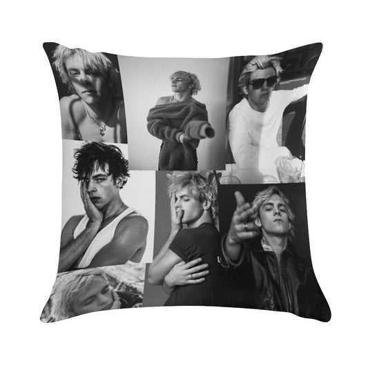 Ross Lynch Collage Soft Ultra-Soft Texture Throw Pillow