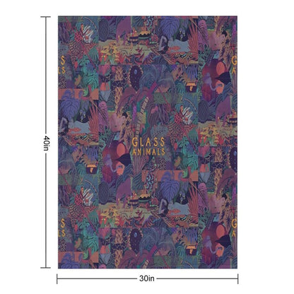 Glass Animals Zaba Throw Blanket