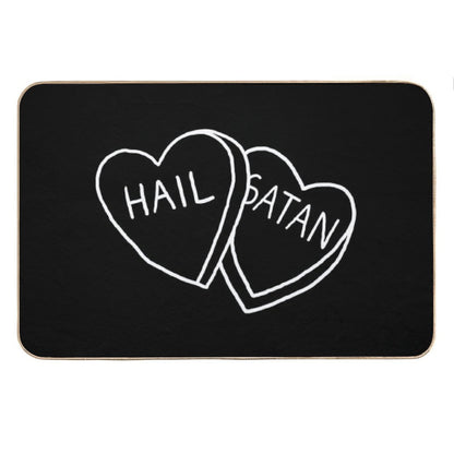 Hail Satan Candy Bath Mat