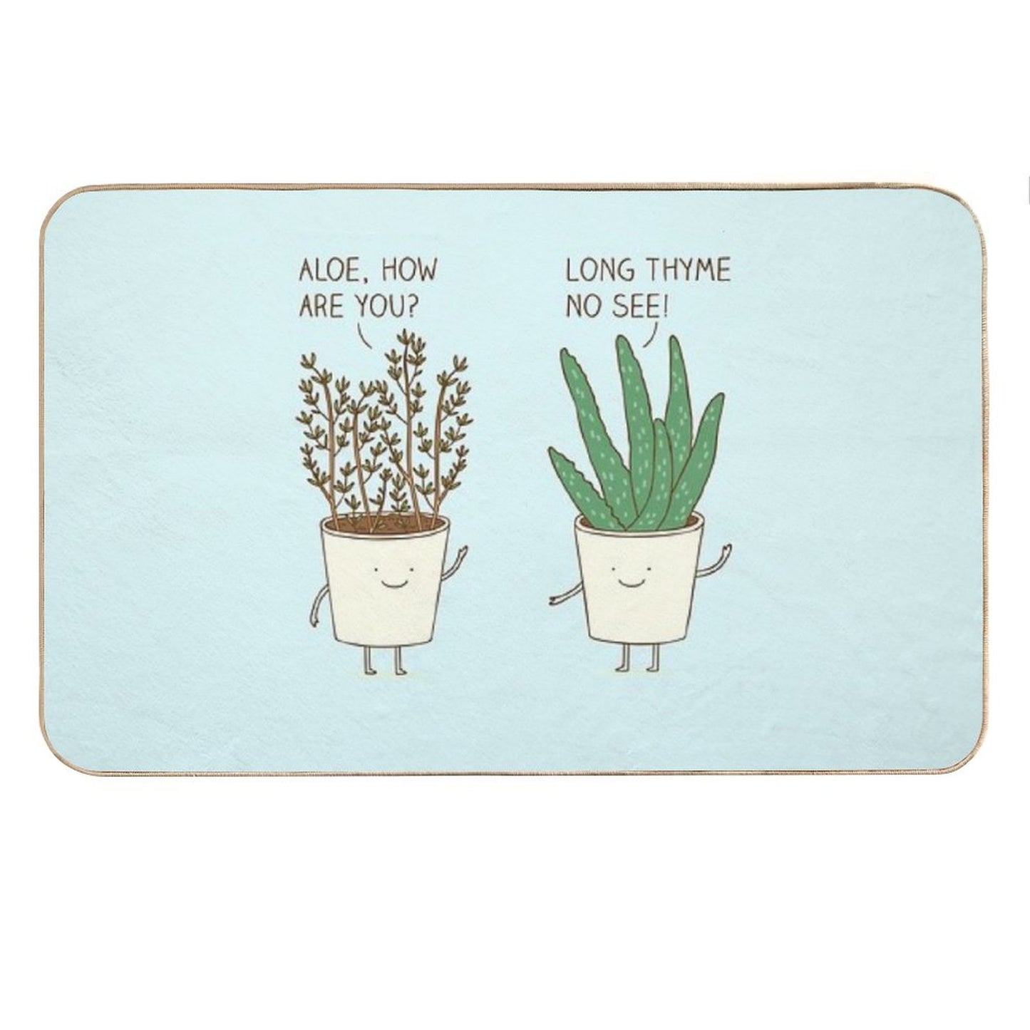 Garden Etiquette Bath Mat