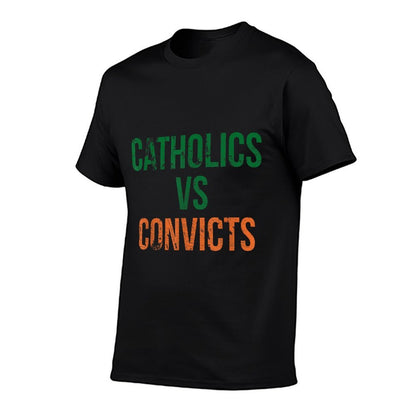 Catholics Vs Convicts Vintage Retro Style  Stretchy T-Shirt