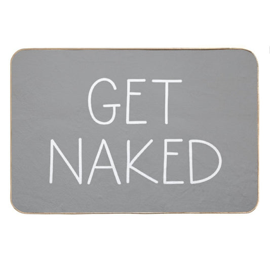 Get Naked Grey Bath Mat