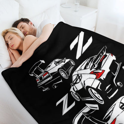 Z Family. 350z 370z 300zx Throw Blanket