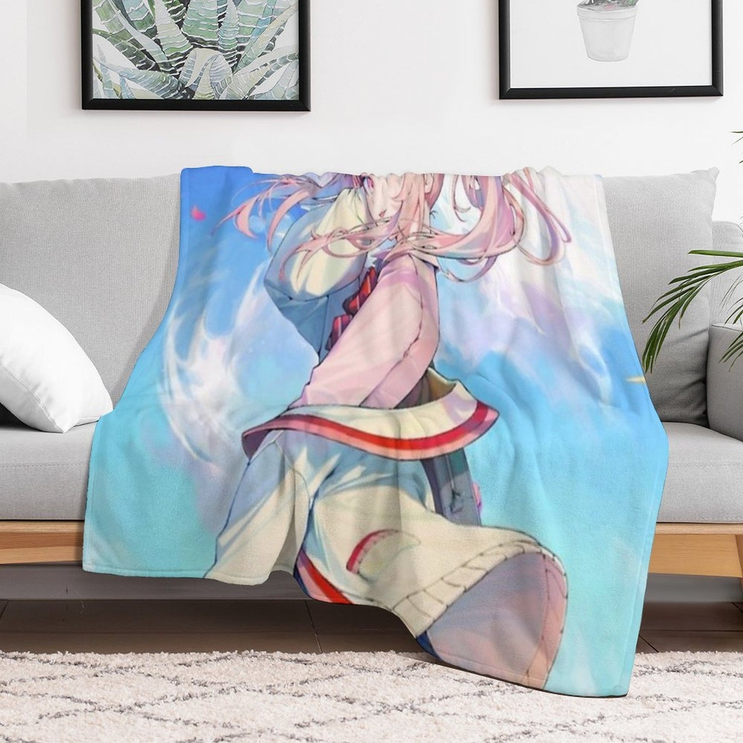Mizuki  Project Sekai Throw Blanket