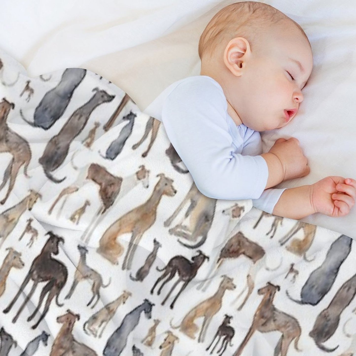 Greyhounds, Wippets And Lurcher Dogs! Throw Blanket