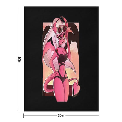 Helluva Boss Verosika Throw Blanket