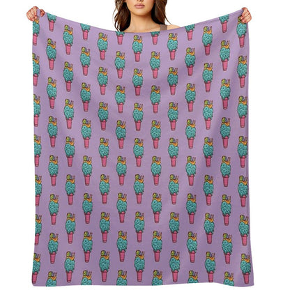Crazy Snail Cone Throw Blanket
