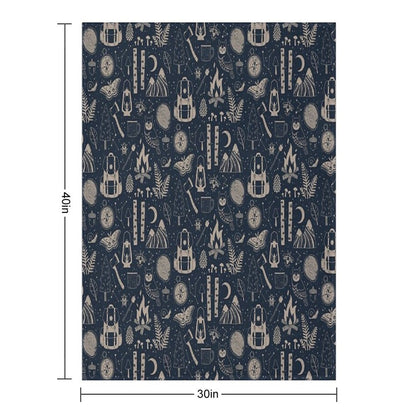 Into The Woods Throw Blanket