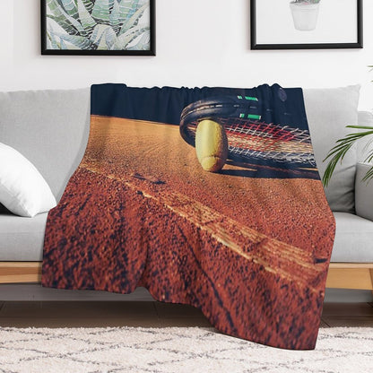 Tennis Ball Throw Blanket