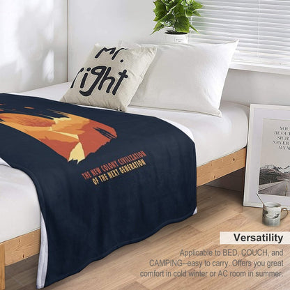 Welcome to Mars Throw Blanket
