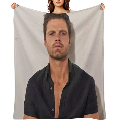Stan in Black Shirt Throw Blanket