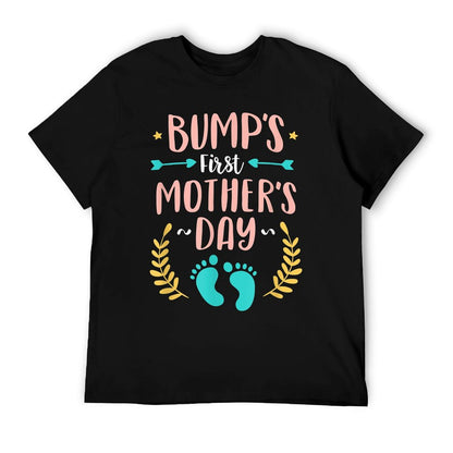 Bumps First Mother&#39;s Day Shirt Baby Expecting Mom Gift T-Shirt