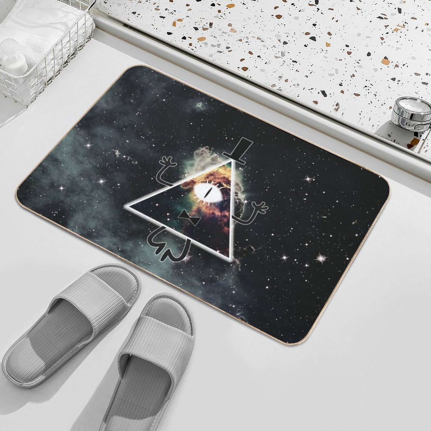 Bill Cypher Master of Space And Time Bath Mat