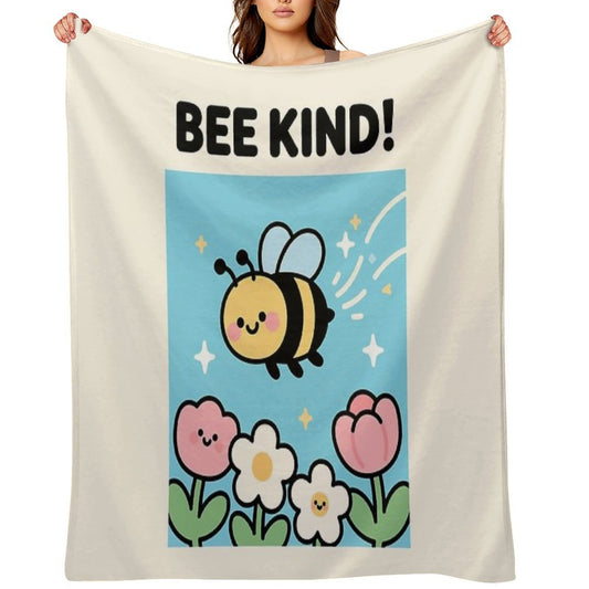 Bee Kind! Throw Blanket