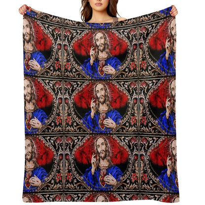 Father Ted Scared Sofa Throw Throw Blanket