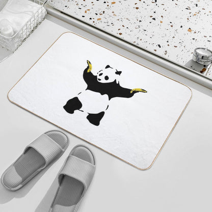 Bad Panda Stencil Bath Mat
