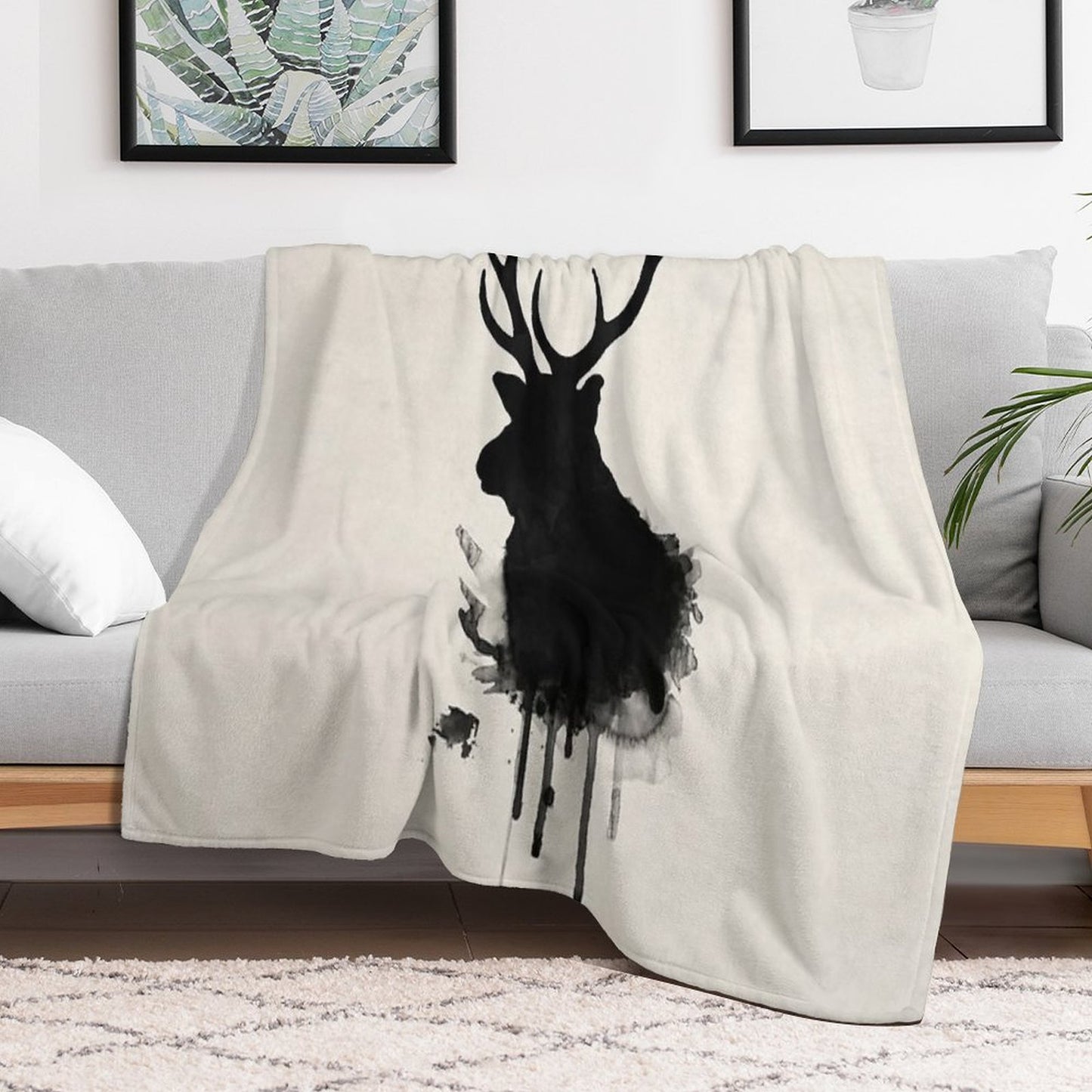 Elk Throw Blanket