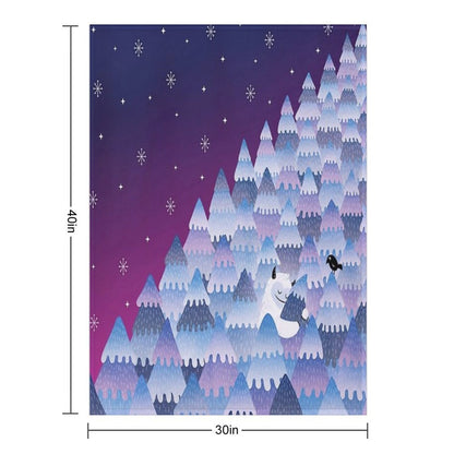 Tree Hugger (Night Version) Throw Blanket