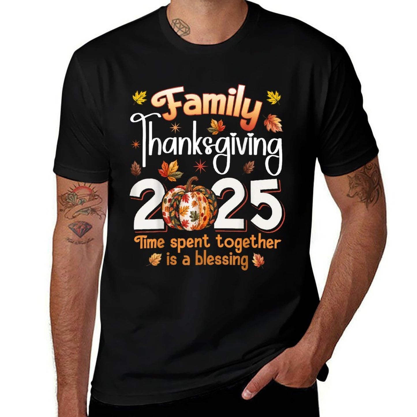 Family Thanksgiving 2025 Thanksgiving Crew Matching Group  Durable T-Shirt