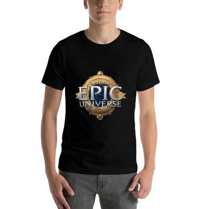 Universal Epic Universe Logo  Summer-ready Fabric T-Shirt