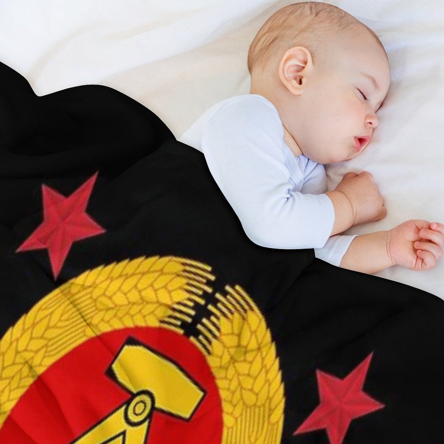 Made in GDR, GDR, East Germany, Trabant, Ossi Throw Blanket