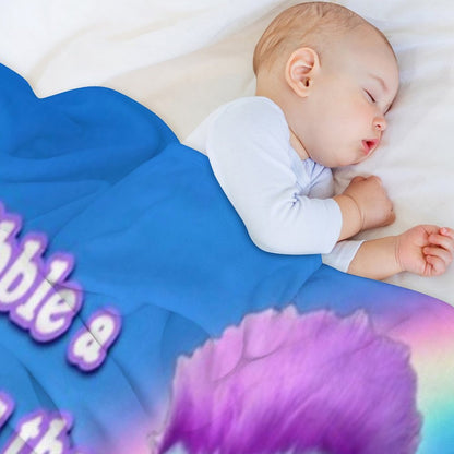 A Bibble A Days Keeps The Depression Away Throw Blanket