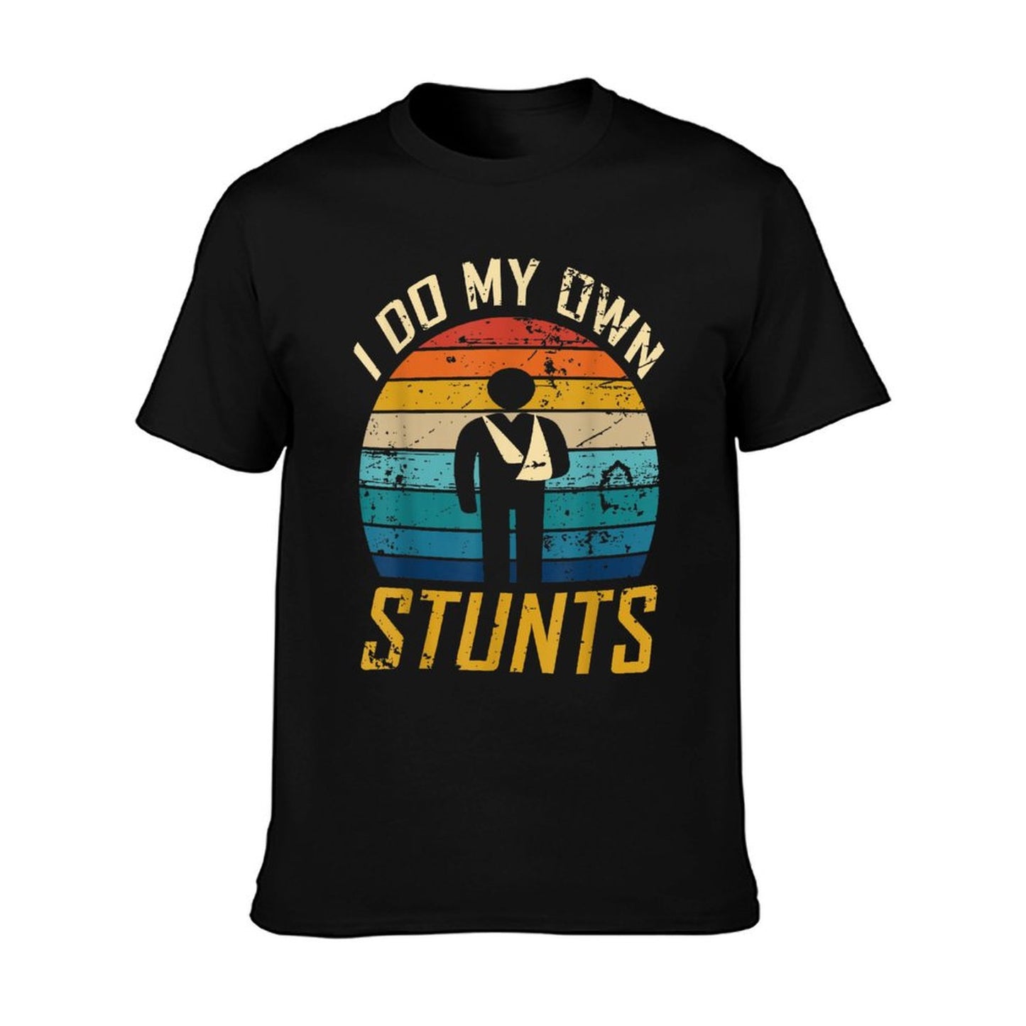 I Do All My Own Stunts Funny Broken Bones Adult And Youth T-Shirt