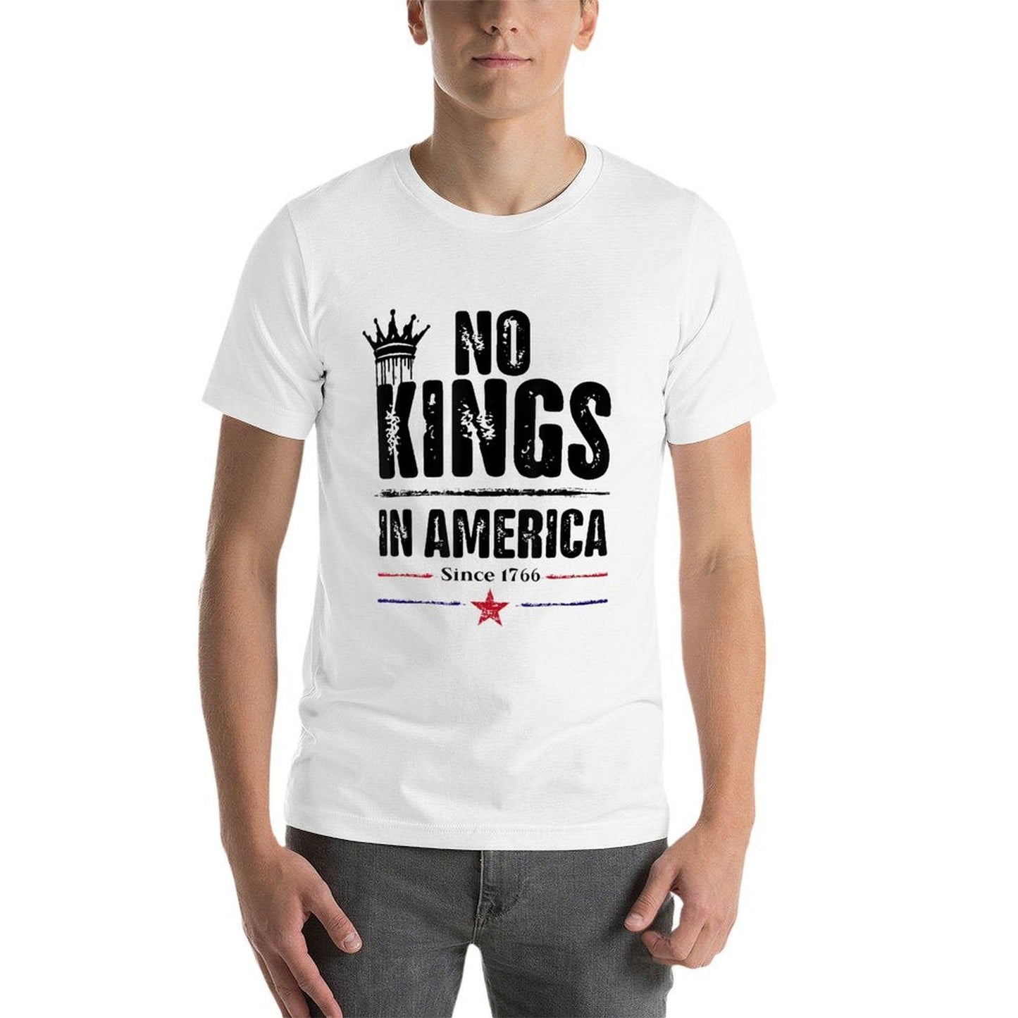 No Kings In America Since 1776  Slim-fit Cut T-Shirt