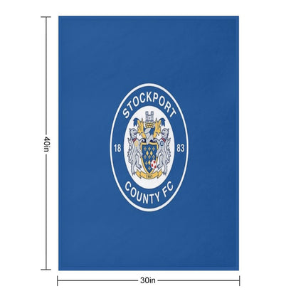 STOCKPORT COUNTY FC Throw Blanket