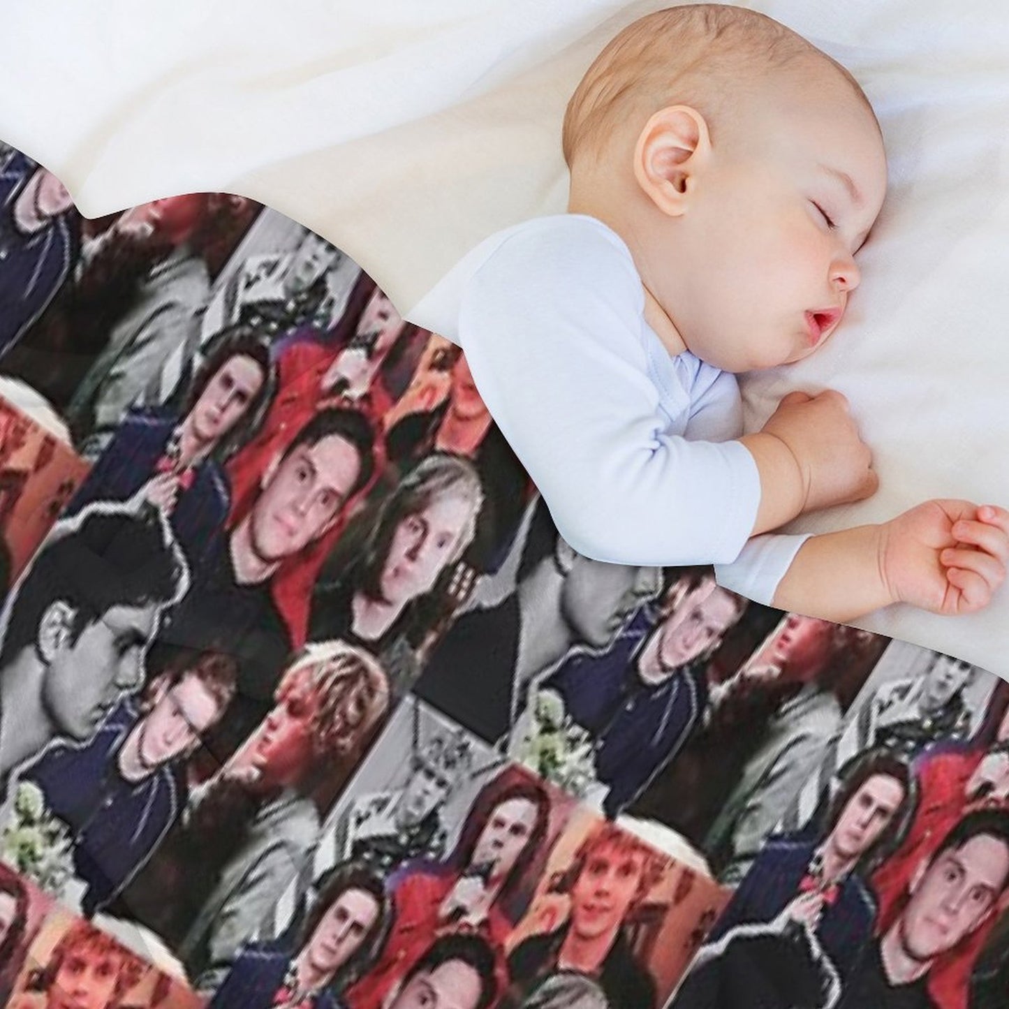 Evan Collage Throw Blanket