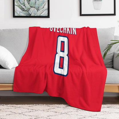 Alex Ovechkin 8 Throw Blanket