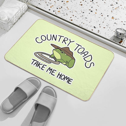 Country Toads Bath Mat