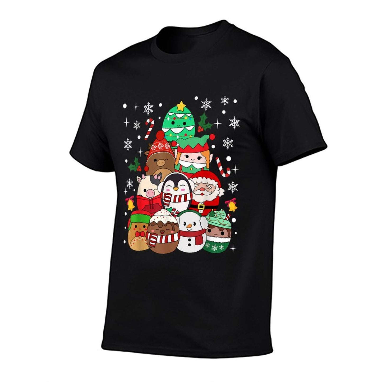 Squish Squad Merry Christmas Great Gifts Cute Kids Family  Relaxed-fit T-Shirt