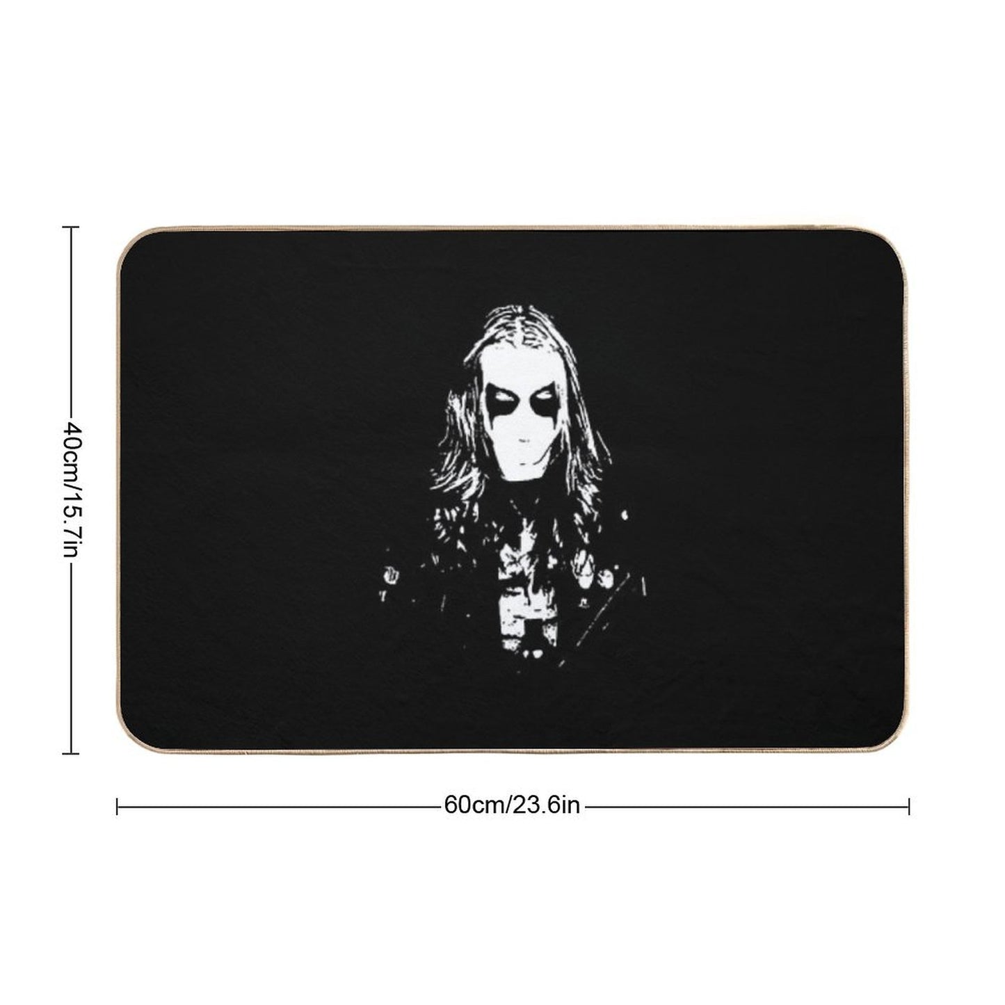 Black Metal Cult Bath Mat