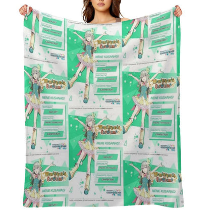 Nene Kusanagi Throw Blanket