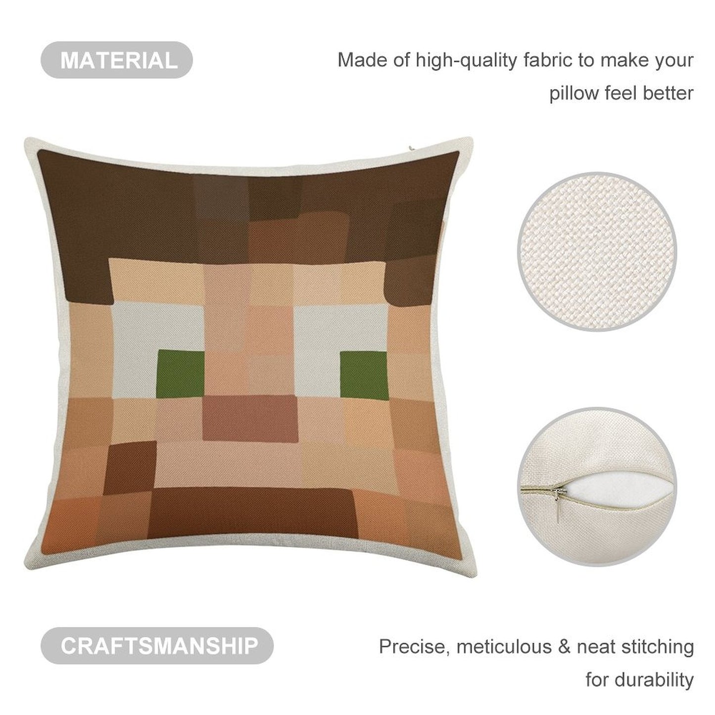 Good Times with Scar Linen Throw Pillow Cover