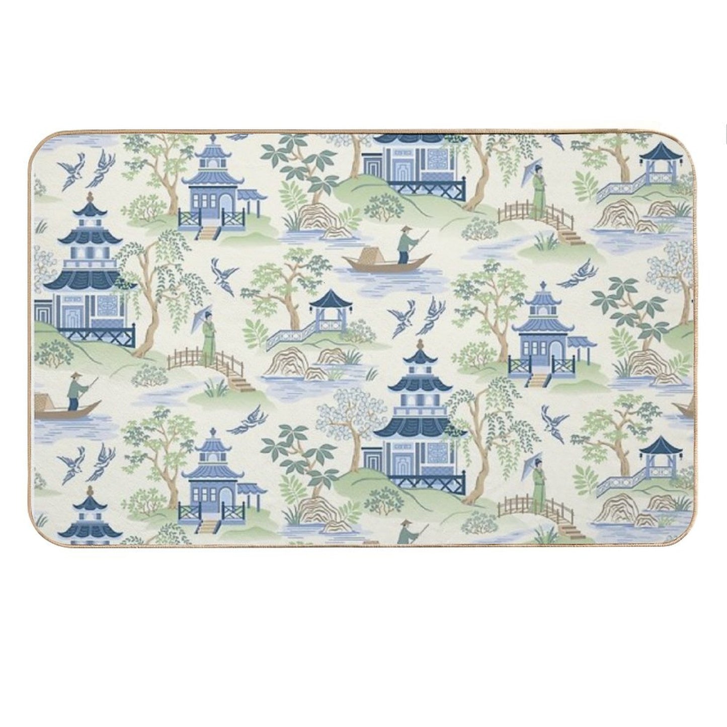 Chinoiserie Bath Mat