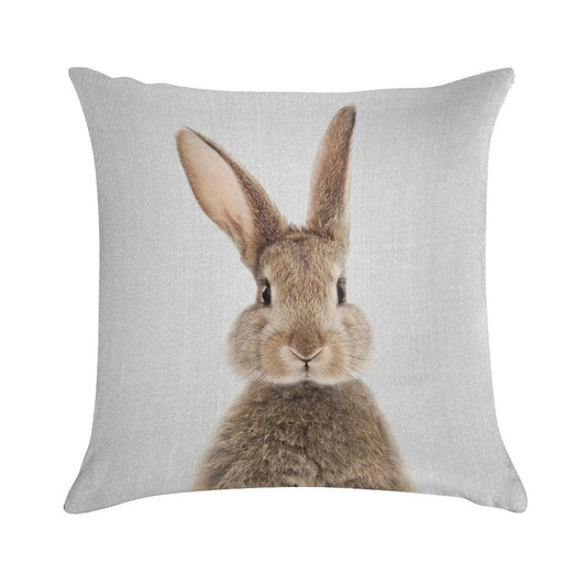 Rabbit - Colorful Soft Shrink-Resistant Throw Pillow