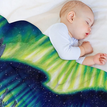 Barrow Lights Throw Blanket