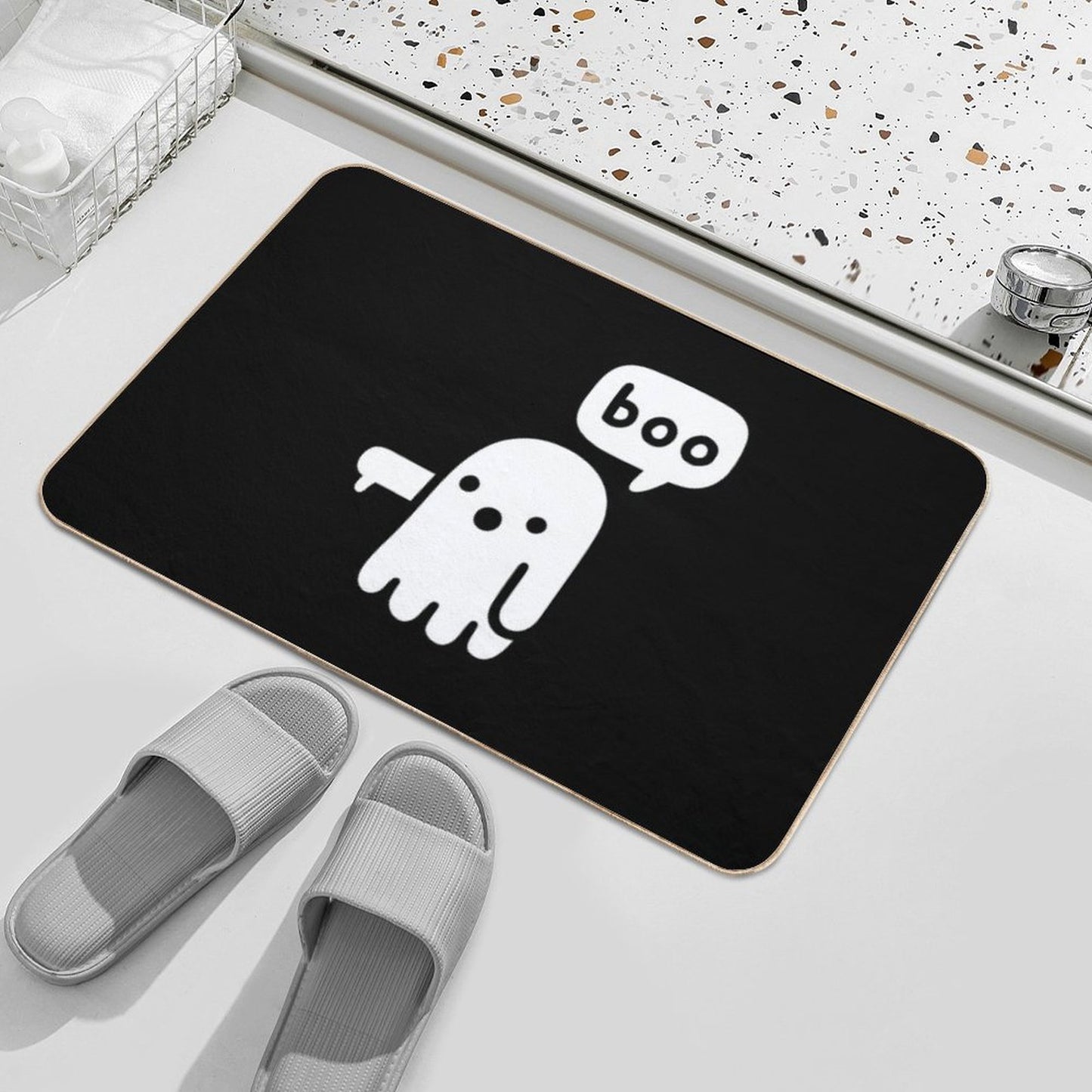 Ghost Of Disapproval Bath Mat