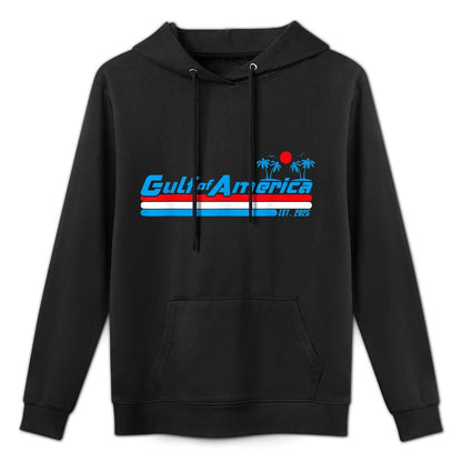Retro Gulf Of USA America Est 2025 American Gulf Mexico Layering Staple Hoodie
