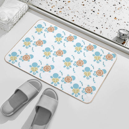 Poke Tiny Turtles Bath Mat