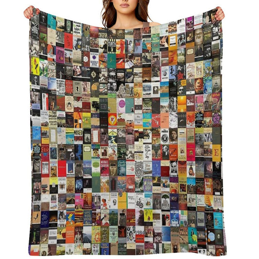 Classic Books Throw Blanket