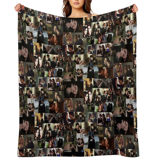 Delena Ship Throw Blanket
