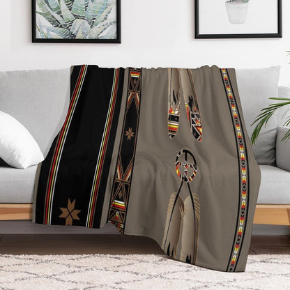 Lakota Design Throw Blanket