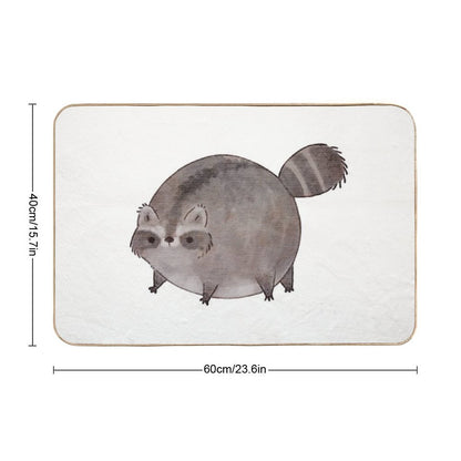 Chubby Trash Panda Bath Mat