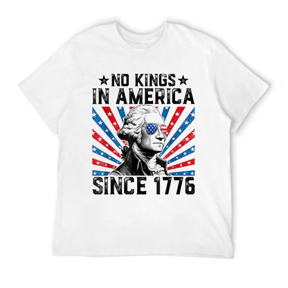 No Kings In America Since 1776 Distressed  Lightweight T-Shirt