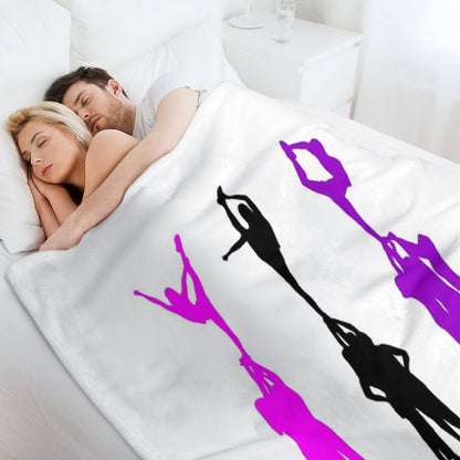 Cheerleading Throw Blanket
