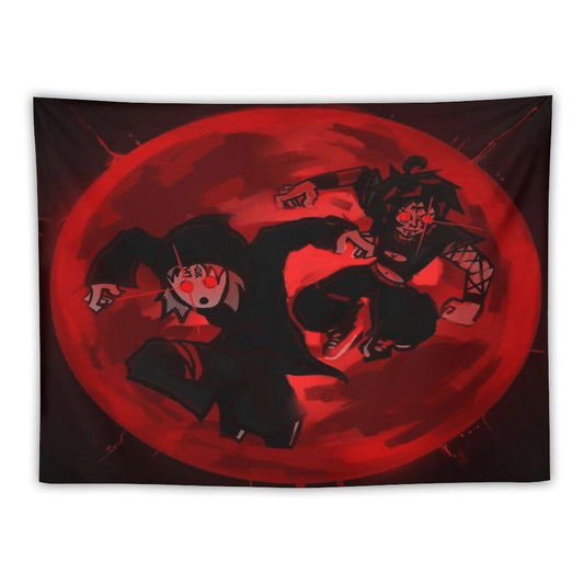 RED LEATHER SKIN Tapestry